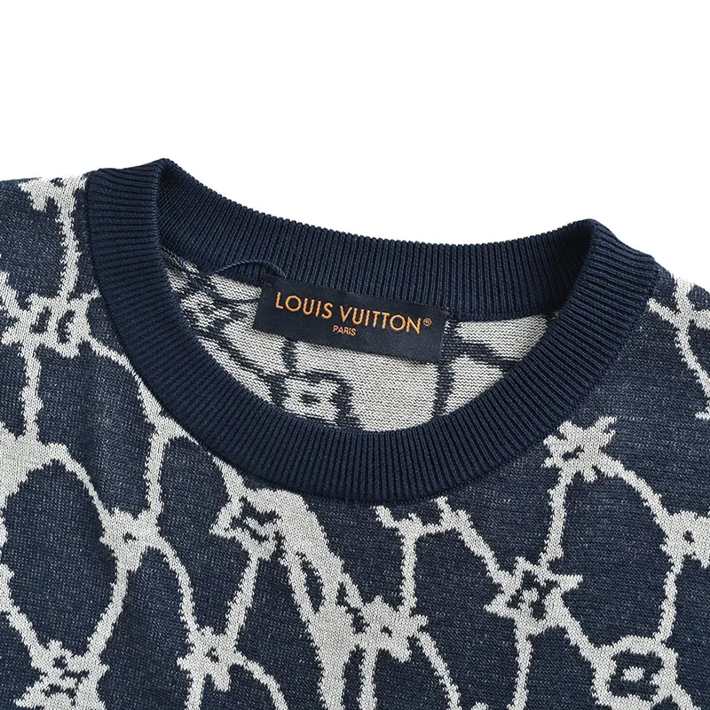 希少ルイヴィトン 偽物 ショートスリーブコットンクルーネックTシャツ 1AFQQ