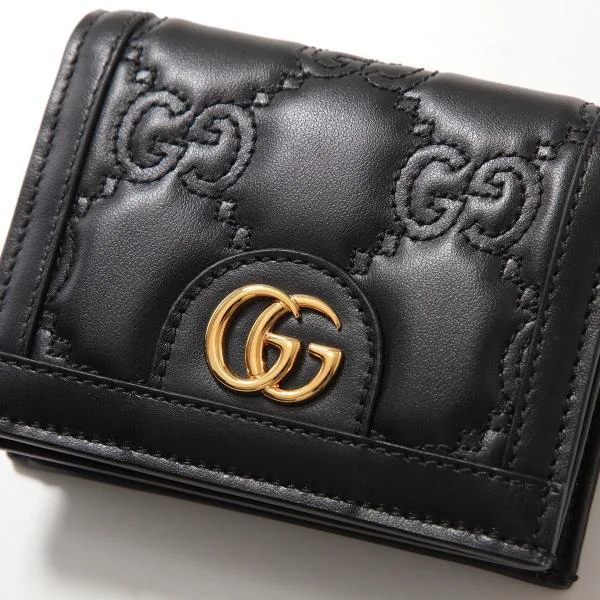 グッチ 二つ折り財布 偽物 723786 UM8IG GGマトラッセ