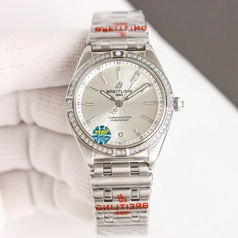 最新でオシャレブライトリング n級品 クロノマット オートマチック 36mm ダイヤモンド 3色 buk85759