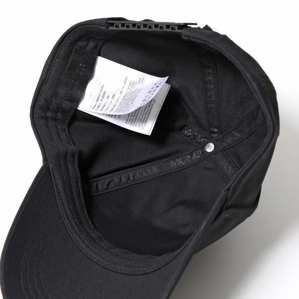 モンクレール Matt Black べーズボールキャップ 偽物 3B00013