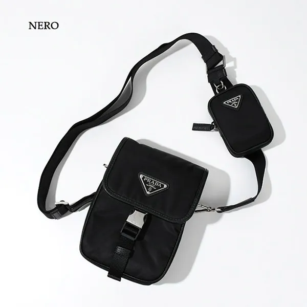 プラダ コピー Re-Nylon×レザー ショルダーバッグ 2VD043