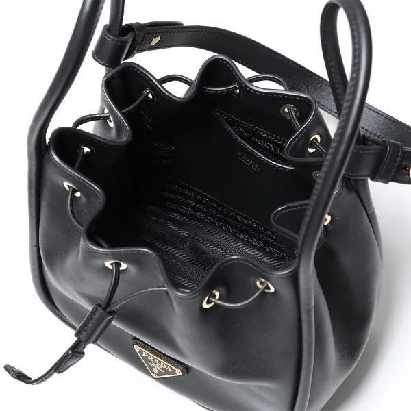 プラダ ハンドバッグ 偽物 DARLING ダーリン レザー バケットバッグ 1BE087 2CYS