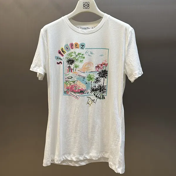 超人気☆ ディオール プリント半袖Tシャツ 偽物 dep20723