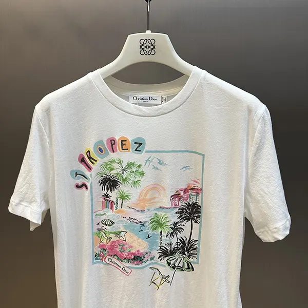 超人気☆ ディオール プリント半袖Tシャツ 偽物 dep20723