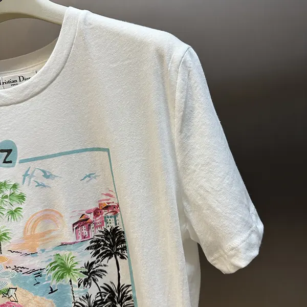 超人気☆ ディオール プリント半袖Tシャツ 偽物 dep20723