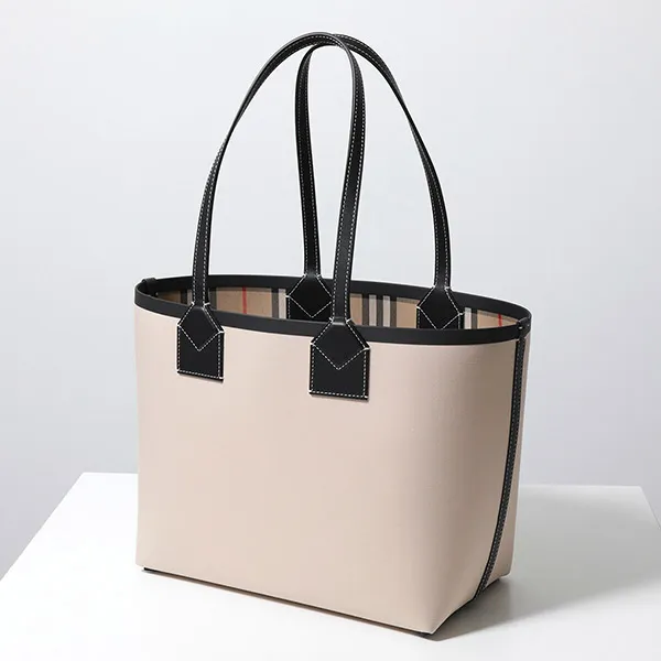 バーバリートートバッグ スーパーコピー HERITAGE TOTE ヘリテージ レディース ラベルプリント 8063120