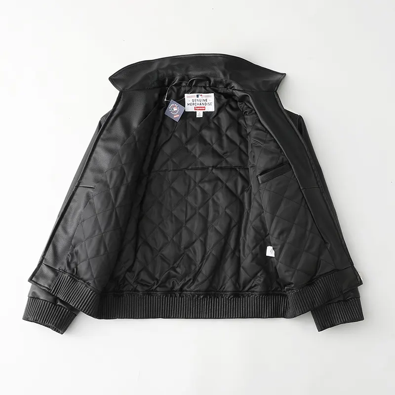 追跡付シュプリーム n級品 シカゴ ホワイトソックス レザー バーシティ
