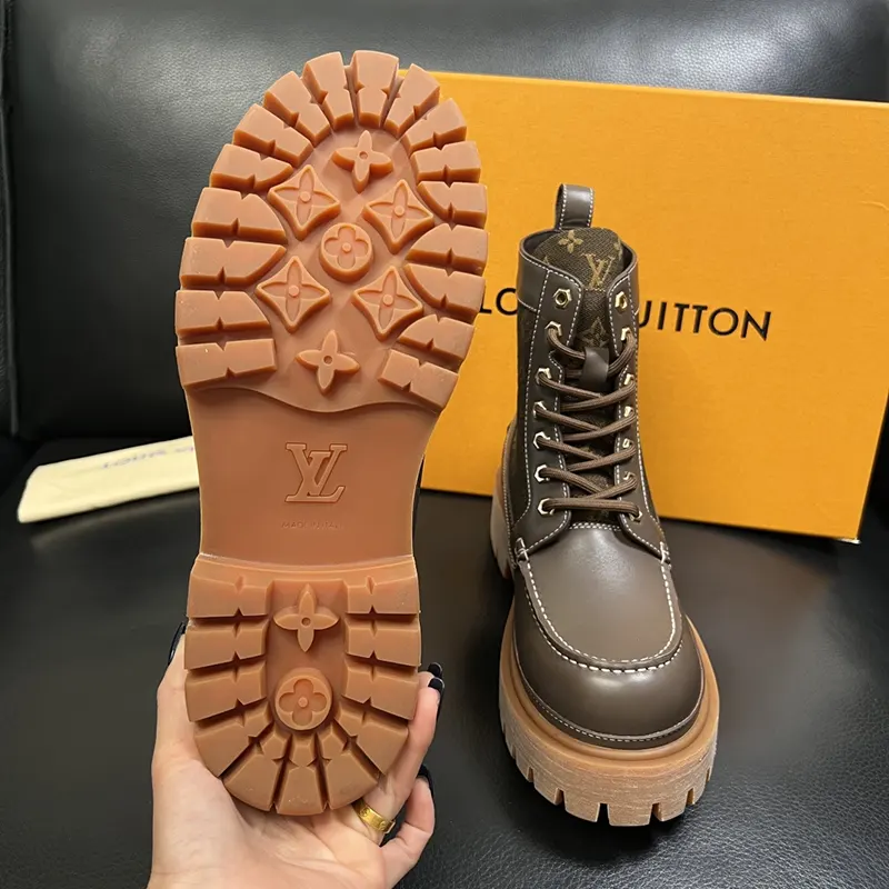 n級品 おすすめルイヴィトン☆LV リミックス アンクルブーツ コピー
