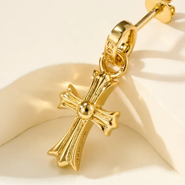 クロムハーツ ピアス 偽物 インボイス BABYFAT 22k ダイア ゴールド