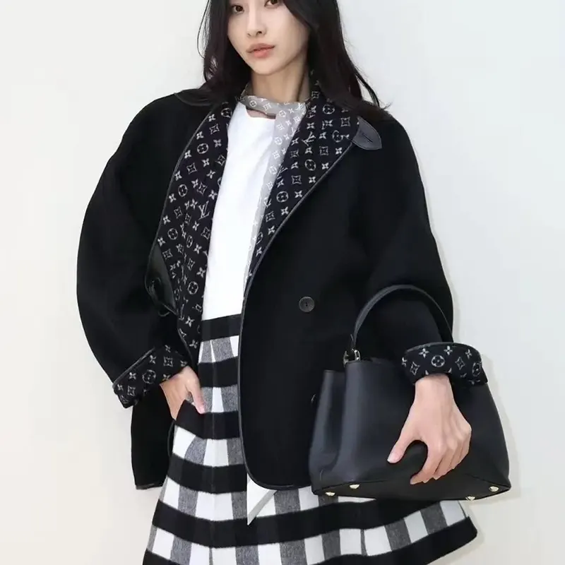 n級品 おすすめルイヴィトン パロディ ダブルフェイス クリップ フロントコート 1AIPNQ