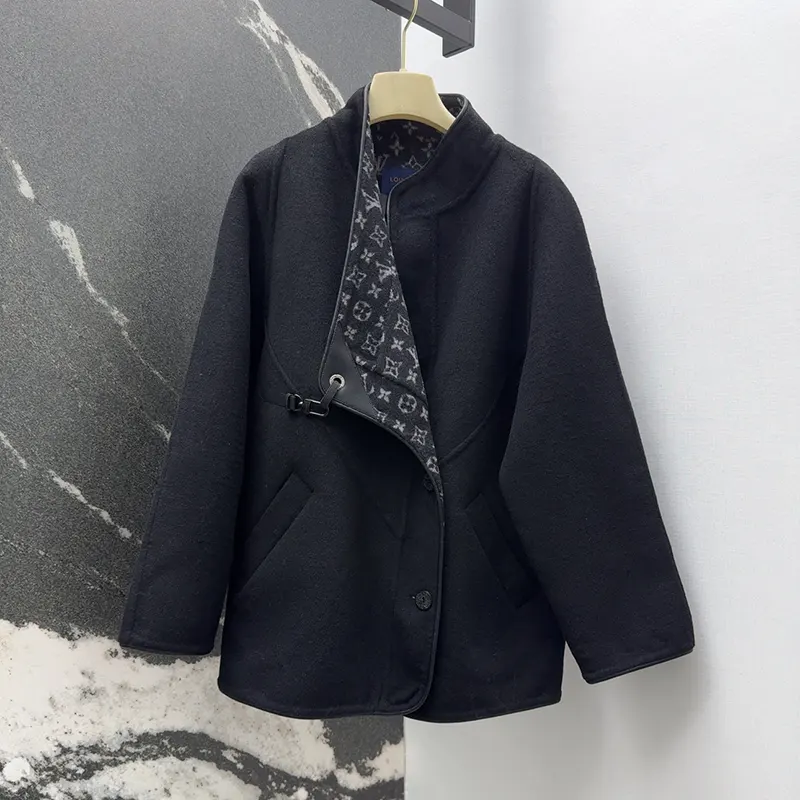 n級品 おすすめルイヴィトン パロディ ダブルフェイス クリップ フロントコート 1AIPNQ