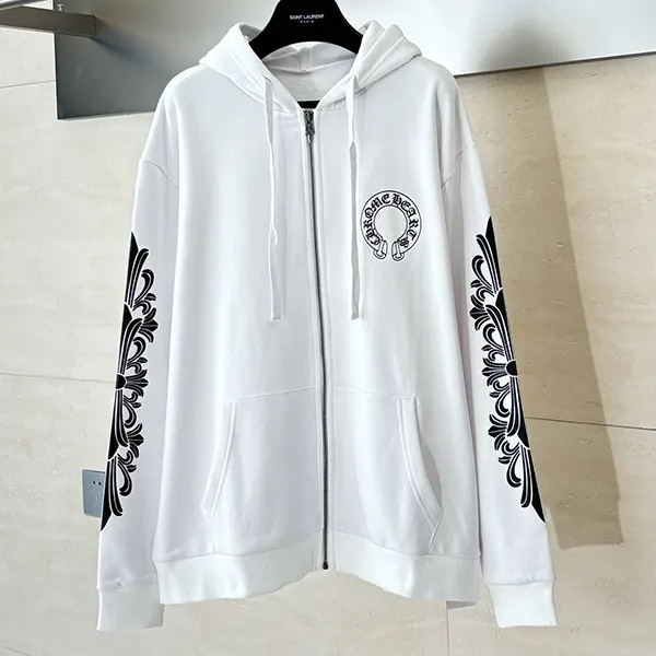 n級品 おすすめ クロムハーツ ホースシュー Zip Up Hoodie パーカー Kuf65987