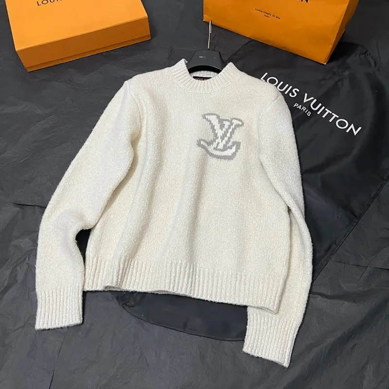 【大特価】ルイヴィトン LV インターシャ クルーネック コピー vuq08935