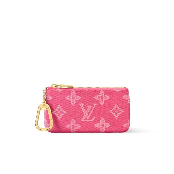 Louis Vuitton モノグラム 手袋 レッドボアピンク23センチイタリア コンパクト♡》ルイヴィトン キーポーチ ポシェット スーパーコピー M27674