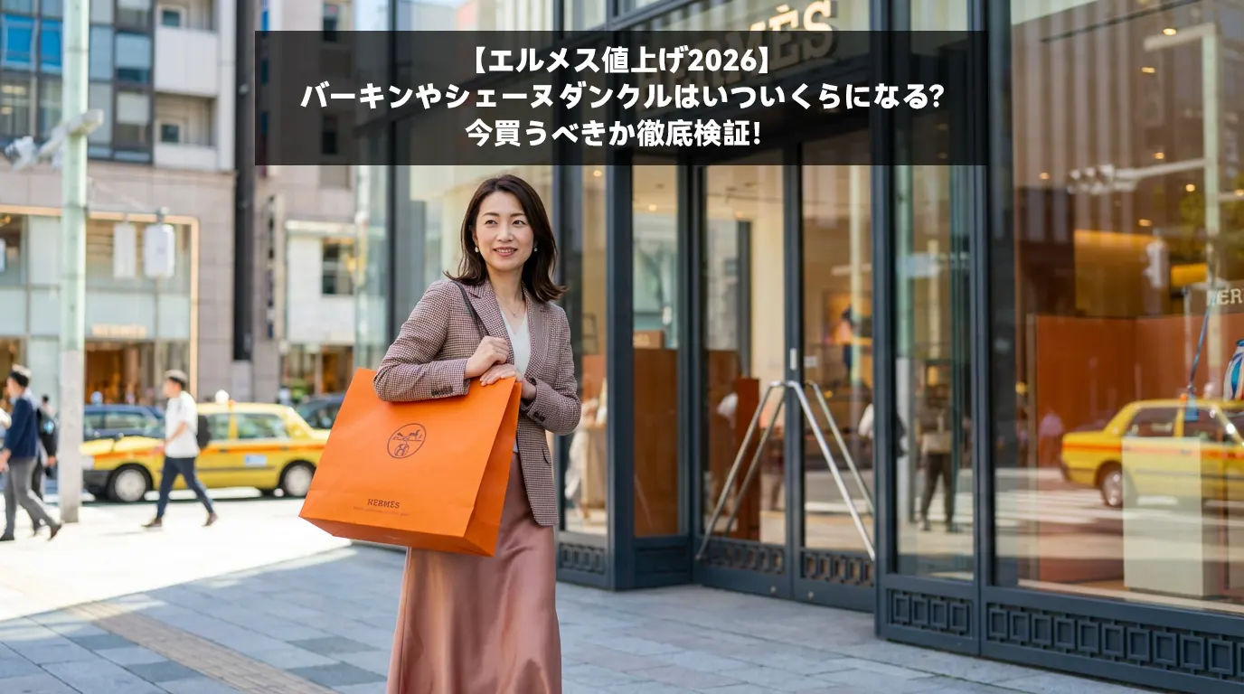 エルメス値上げ2026】バーキンやシェーヌダンクルはいついくらになる