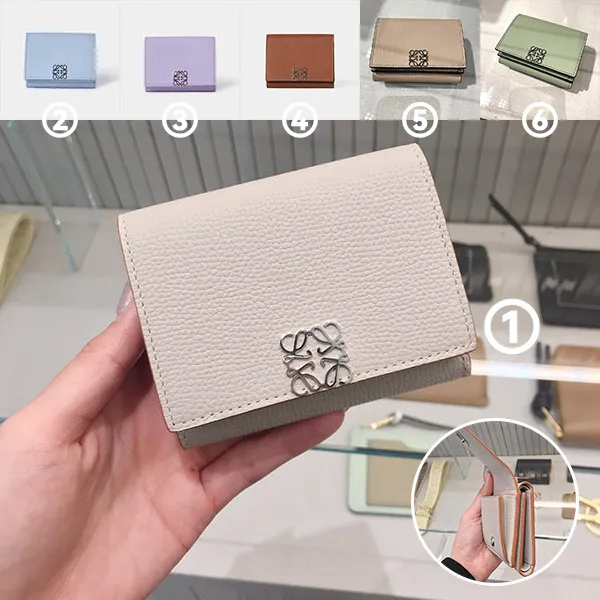 ☆ロエベ 偽物☆アナグラム トライフォールド ウォレット♡ C821TR2X16
