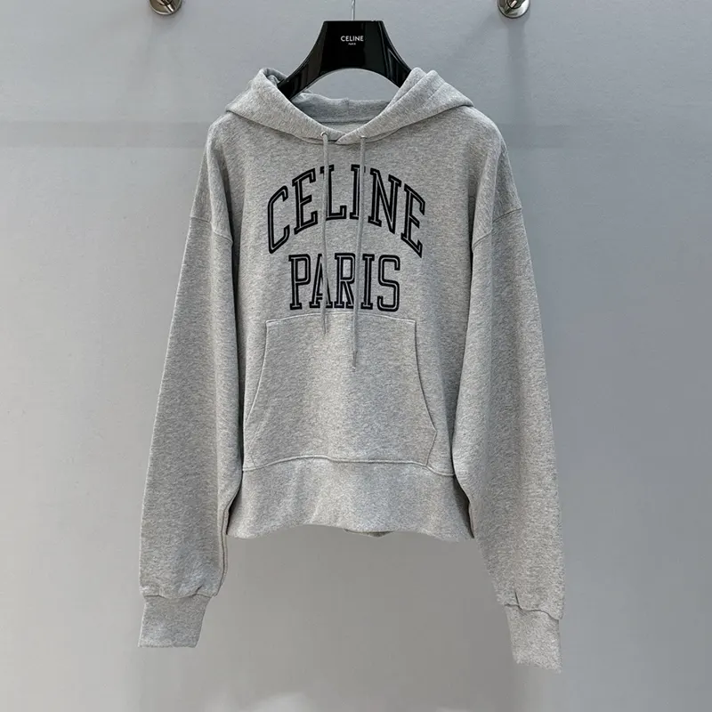 セリーヌ PARIS カレッジ クラックドエフェクトプリント パーカー パチモン Cew83972