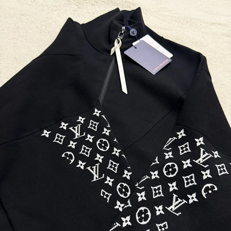 激安価格！ルイヴィトン モノグラム アクセント ニット ジャケット 1AHIRZ