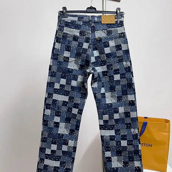 【NIGO コラボ/コーデのアクセント】ルイヴィトンコピー デニムパンツ 1AILSG