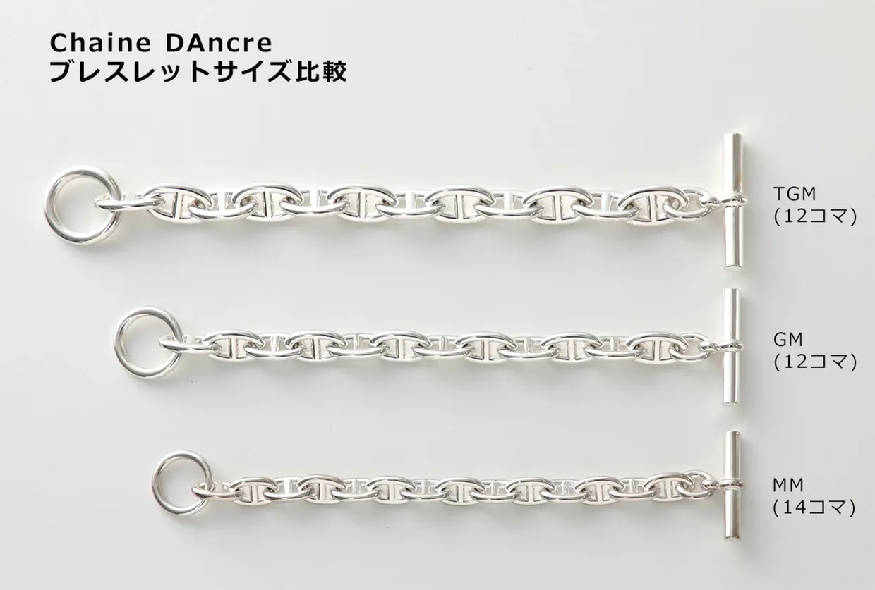 全サイズ表】エルメス『シェーヌダンクル』完全解析！TGM・GM・MMの