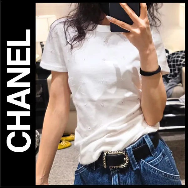 抜け感パンチングが映える♡】シャネル 26P 新作Tシャツ スーパー