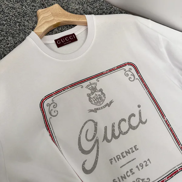 グッチ Men Tシャツ スーパーコピー ホワイト 855027XJHSC9066
