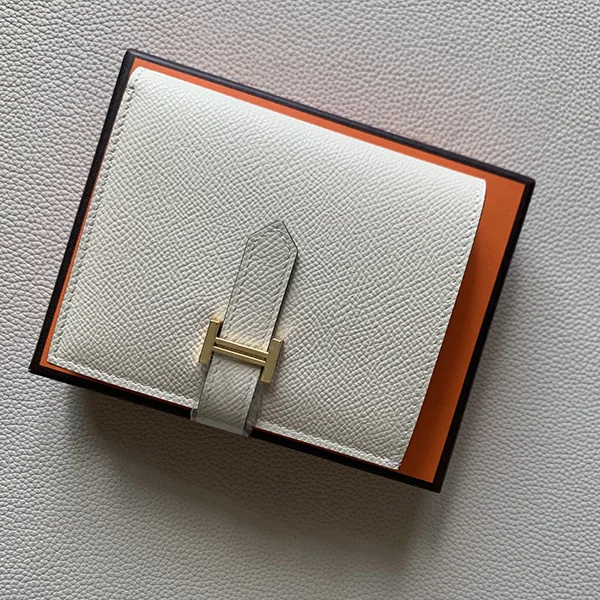 *エルメス*Bearn ベアン コンパクト 財布 エプソム×ゴールド金具 H039790CC