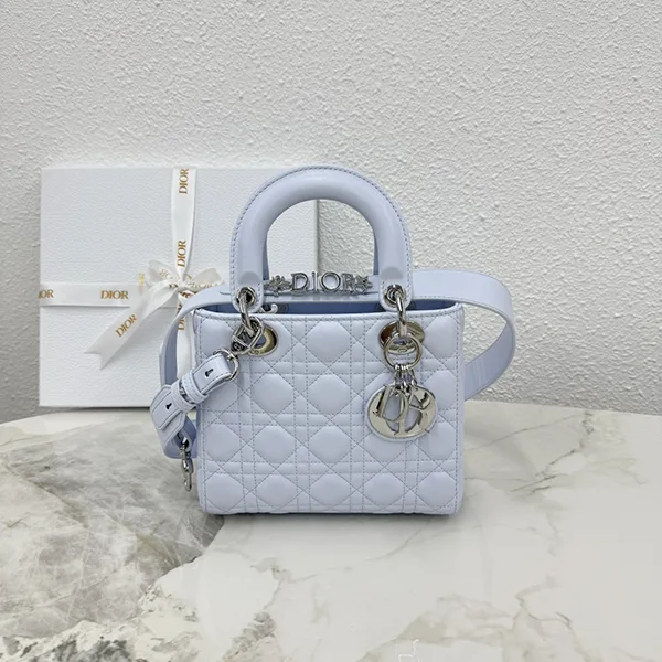 【キーリングがアクセント☆】レディディオールバッグ コピー ミニ M0505PNGE