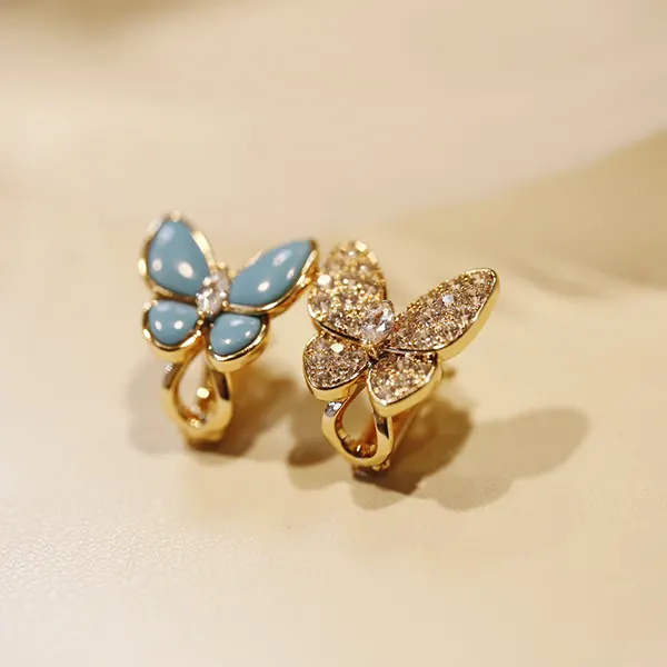 超人気☆ ヴァンクリーフ ドゥパピヨンピアス ダイヤモンドモデル vaj79889