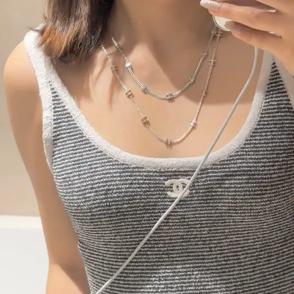 一目惚れ♪ シャネル ネックレス ココマーク ゴールド ロゴ アクセサリー shp46810