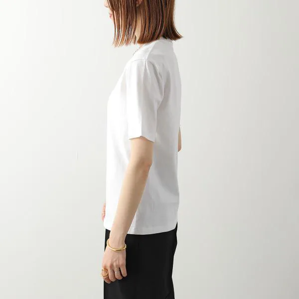 セリーヌ Tシャツ RX0LJ1242.01OB レディース トリオンフ ロゴ 刺繍 クルーネック カットソー 半袖 ホワイト