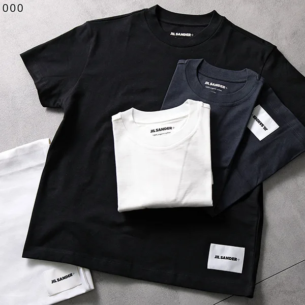 ジルサンダー プラス Tシャツ J40GC0001 JTN254 レディース 半袖 カットソー ロゴT カラー3色