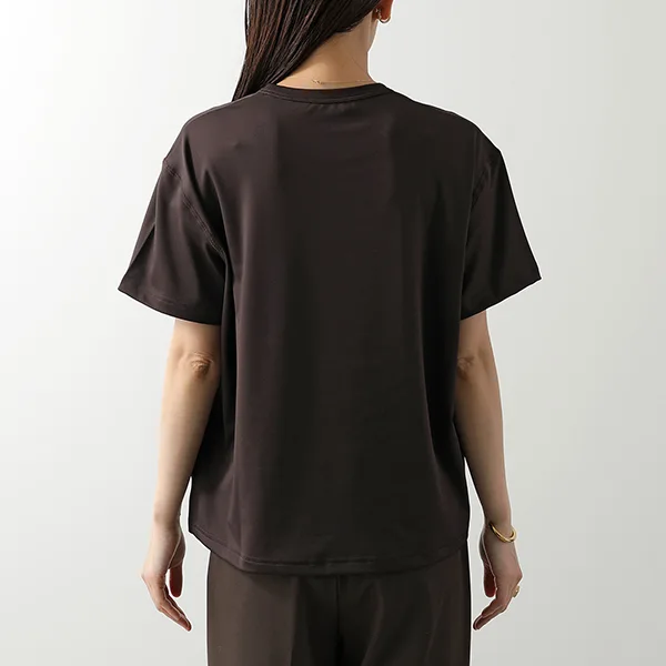 ジルサンダー プラス Tシャツ J40GC0149 J20033 レディース 半袖 カットソー ストレッチ クルーネック ロゴT