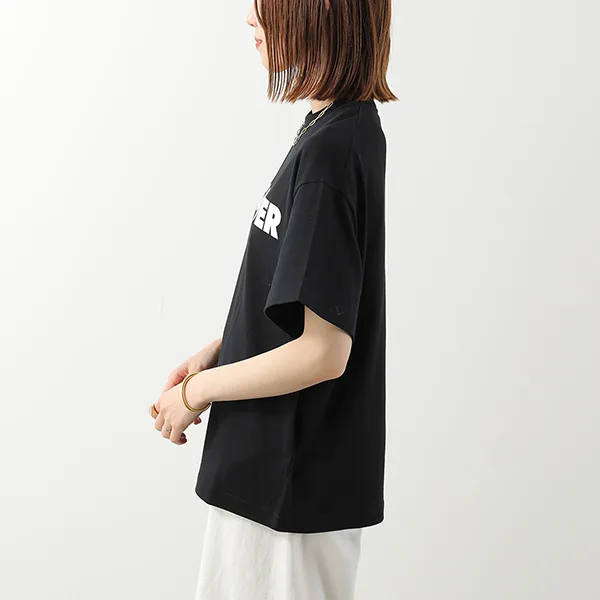 ジルサンダー Tシャツ J02GC0140 J20349 レディース 半袖 カットソー ロゴT コットン クルーネック カラー2色