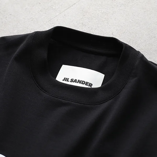 ジルサンダー Tシャツ J02GC0140 J20349 レディース 半袖 カットソー ロゴT コットン クルーネック カラー2色
