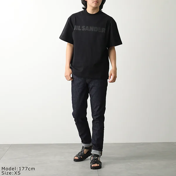 ジルサンダー Tシャツ J03GC0137 J20243 J45148 レディース 半袖 カットソー クルーネック ロゴT コットン オーバーサイズ