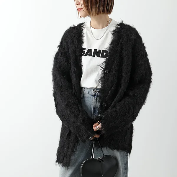 ジルサンダー Tシャツ J03GC0137 J20243 J45148 レディース 半袖 カットソー クルーネック ロゴT コットン オーバーサイズ