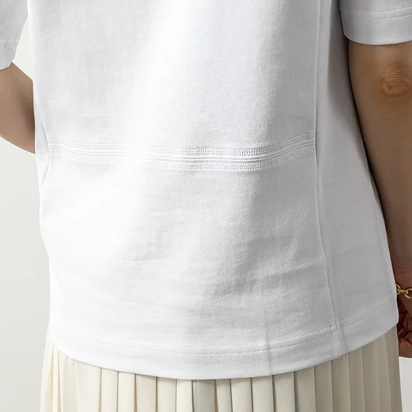 モンクレール マットブラック Tシャツ 8C00002 89A17 レディース 半袖 カットソー ロゴT クルーネック カラー2色