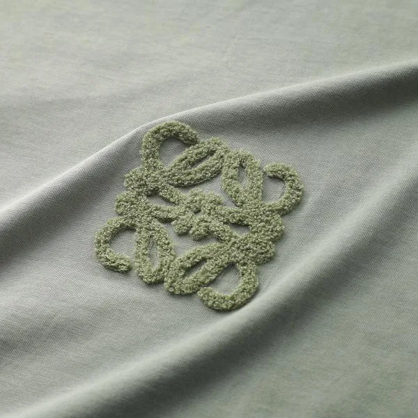 ロエベ Tシャツ S616Y22X81 レディース 半袖 カットソー コットン アナグラム刺繍 クルーネック カラー2色