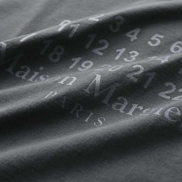 メゾンマルジェラ Tシャツ S50GC0716 S24567 レディース ナンバリングロゴ 半袖 カットソー オーバーサイズ