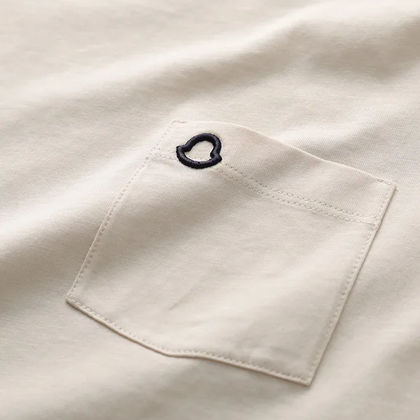 モンクレール Tシャツ 8C00019 89AUO レディース コットン クルーネック 半袖 刺繍ロゴ カラー2色