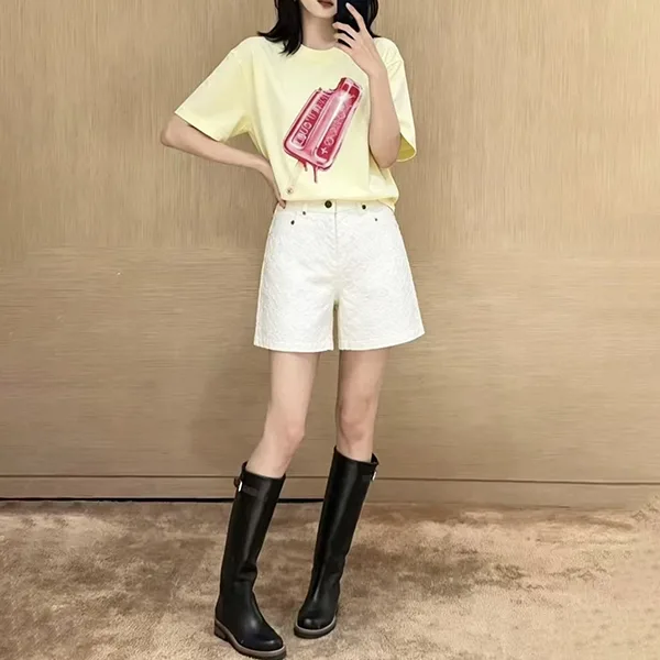 【夏に映える♪】ルイヴィトン★ポップシクルプリントTシャツ 1AK0HO