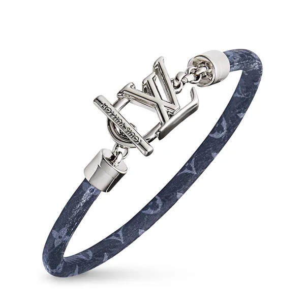 【細めで美しいシルエット♪】ルイヴィトン★ブレスレット ブラスレ・LV ディメンション モノグラム M4902E