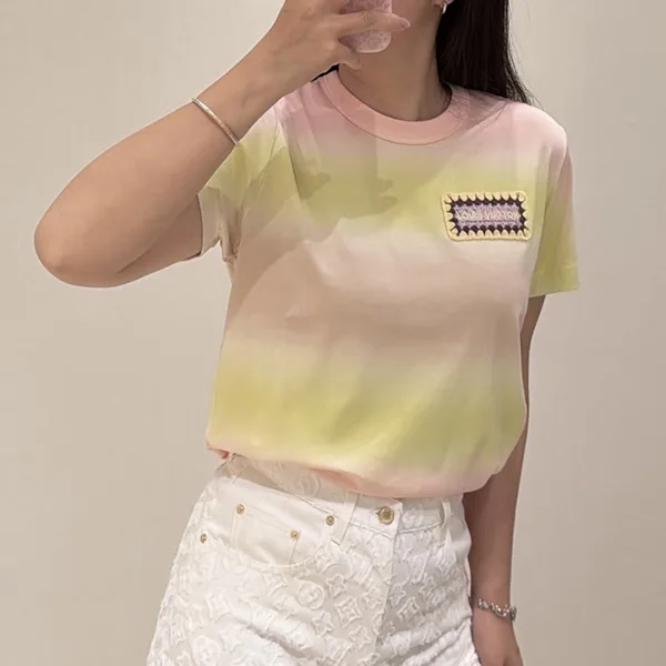 【優しい色彩がお洒落♪】ルイヴィトン★タイダイ Tシャツ 1AK0GZ