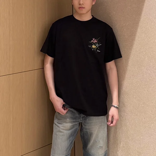 【シンプルかっこいい】ディオール★ディオール シークレット ガーデン Tシャツ C084
