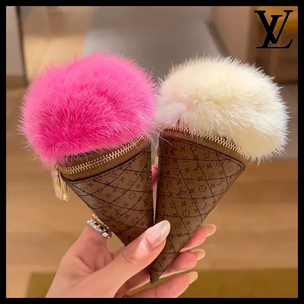 【遊び心♪】ルイヴィトン★バッグチャーム・LV アイスクリーム M03945