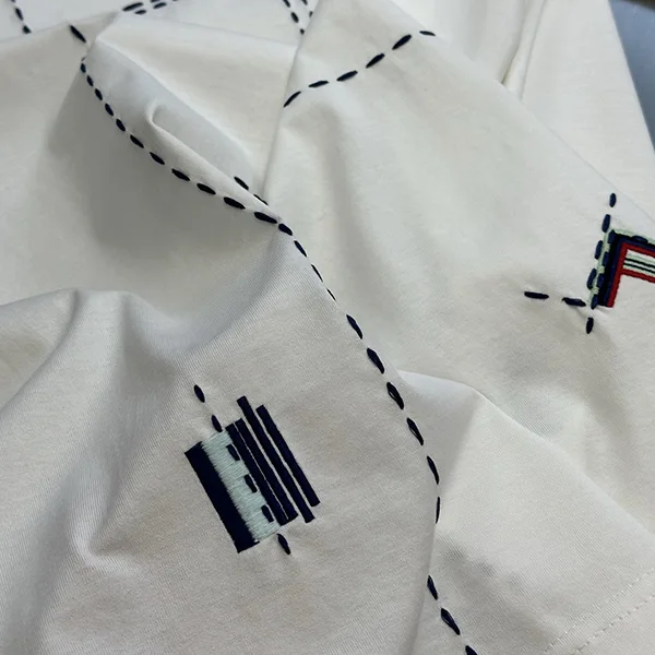 【大特価】フェンディ ホワイトのコットンTシャツ コピー fef94991