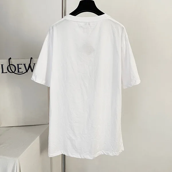26新作 ロエベ Tシャツ コットンブレンド レディース 半袖 ロゴ S540Y22X93