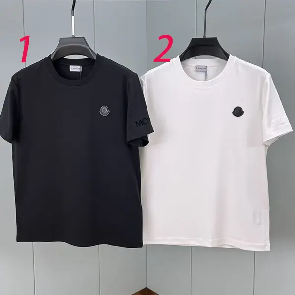 プレゼント最適 モンクレール ロゴディテール コットン Tシャツ moj97198