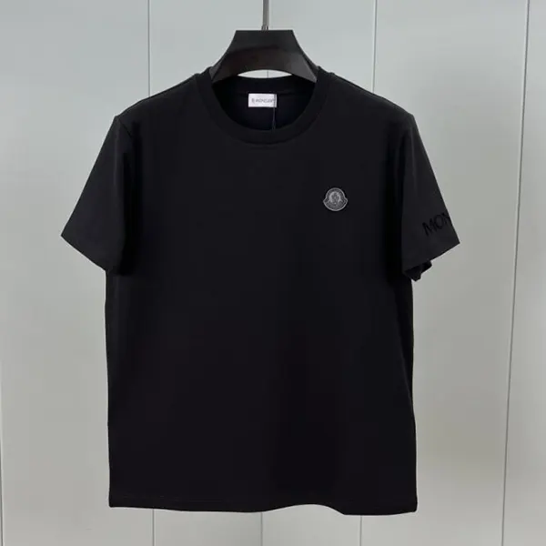 プレゼント最適 モンクレール ロゴディテール コットン Tシャツ moj97198